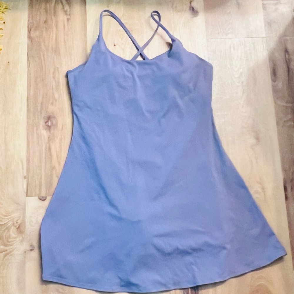 Halara Softlyzero Plush Backless active Dress with pockets